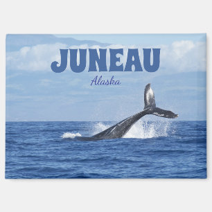Staart van de walvis Schitterend Juneau Alaska Mag Magneet
