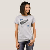 Staart van de Walvis T-shirt (Voorkant volledig)