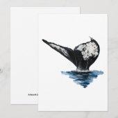 Staart van een walvis (Voorkant / Achterkant)