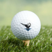 Staart van een walvis golfballen (Insitu Shirt)