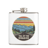 Staart van het Drakengebergte Heupfles (Voorkant)