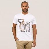 Staart van Liefde T-shirt (Voorkant volledig)