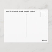 Staart van walviskalf - Argentinië Briefkaart (Achterkant)