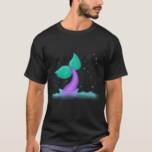 Staart van zeemeermin t-shirt (Voorkant)