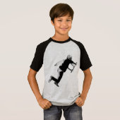 Staart-zweep - Stunt Scooter Trick T-shirt (Voorkant volledig)