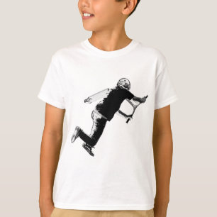 Staart-zweep - Stunt Scooter Trick T-shirt