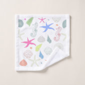 Staartdoekset voor zeeschelpen bad handdoek (Wasdoekje)