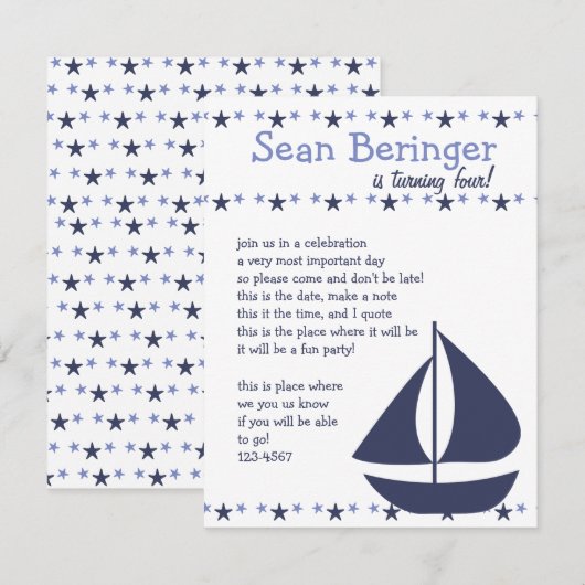 Staarten Kaart (Voorkant / Achterkant)