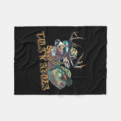 Staarten N Schalen Grappig Jagen Vader Dag Liefde Fleece Deken (Voorkant (Horizontaal))