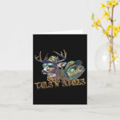 Staarten N Schalen Grappig Jagen Vader Dag Liefde  Kaart (Gele Bloem)