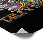 Staarten N Schalen Grappig Jagen Vader Dag Liefde  Poster (Hoek)