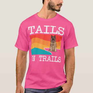 Staarten op paden Belgische Tervuren hond grappig T-shirt