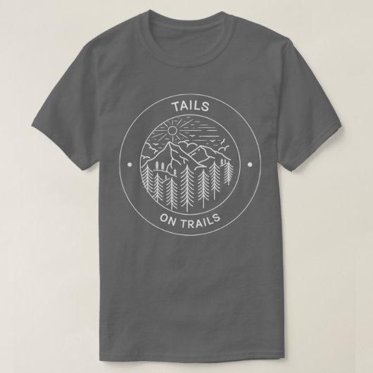 Staarten op wandelpaden t-shirt (Design voorkant)
