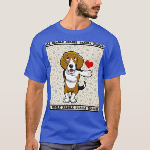 Staarten voor het brouwen van beagle en natte neuz t-shirt