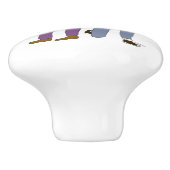 staartliefde keramische knop (Zijkant)