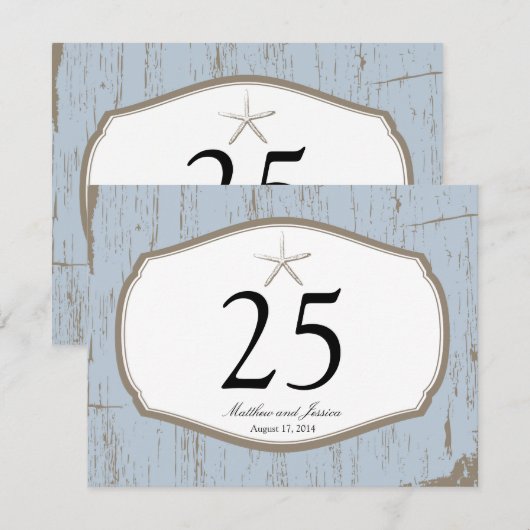 Staartnummer doornhaai kaart (Voorkant / Achterkant)