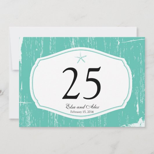 Staartnummer doornhaai kaart (Voorkant)