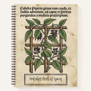 Staartpeper: Middeleeuwse Cubeb Plantkunde Notitieboek