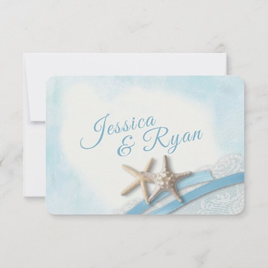  staartrog en Sky Blue Ribbon RSVP (Achterkant)