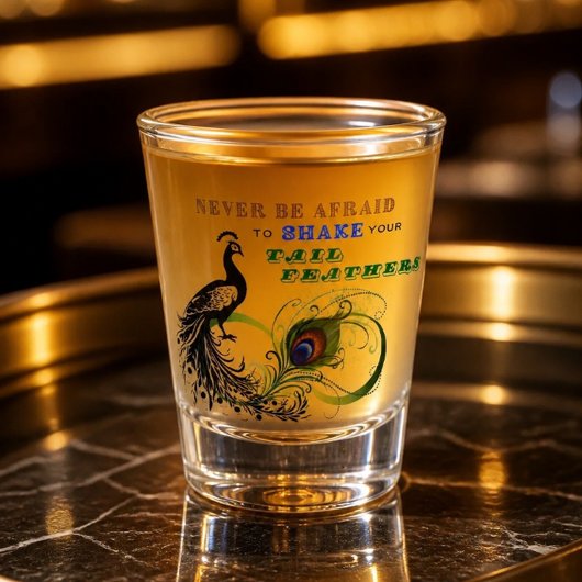 Staartveren Inspirerend Shotglas Shot Glas