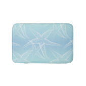 Staartvis Aqua Blue Beach Bath Mat (Voorkant)