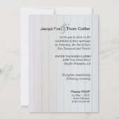 Staartvis Informal Beach Weddenschap Kaart (Achterkant)