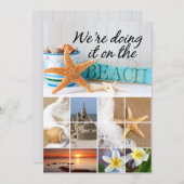 Staartvis Informal Beach Weddenschap Kaart (Voorkant / Achterkant)