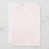 Staartvis Tropische  strandkoraalbruiloft Kaart (Achterkant)