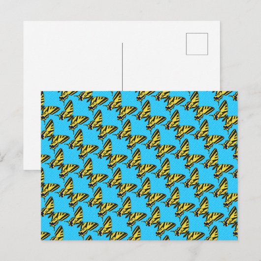 Staartvlinder - Ansichtkaart Briefkaart (Voorkant / Achterkant)