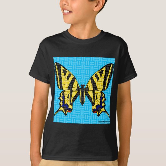 Staartvlinder (levendig) - Jongens T-shirt (Voorkant)