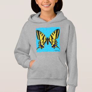 Staartvlinder (levendig) - Meisjes Pull-Over Hoodi