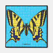 Staartvlinder (vierkant) - Magneet (Voorkant)