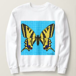 Staartvlinder (wit) - Dames sweatshirt