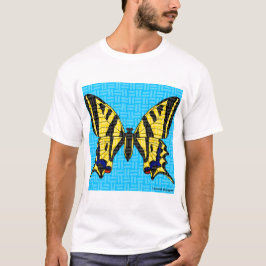 Staartvlinder (wit) - Heren Licht Basic T-Shirt