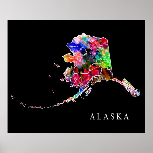 STAAT ALASKA POSTER (Voorkant)