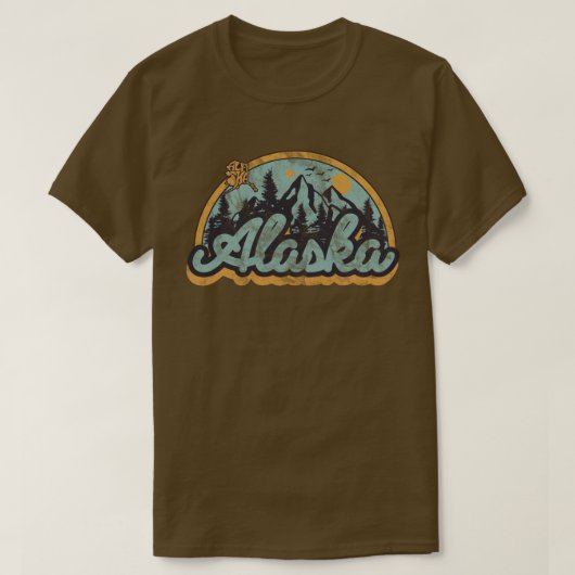 Staat Alaska T-shirt (Design voorkant)