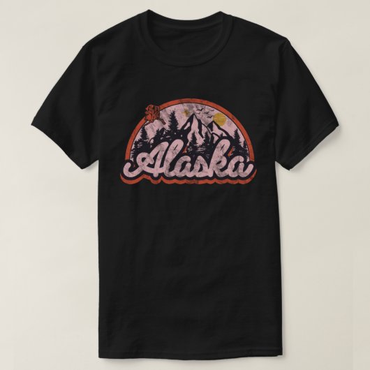 Staat Alaska T-shirt (Design voorkant)
