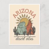  staat Arizona Cactus woestijn vibes Amerika Briefkaart (Voorkant)
