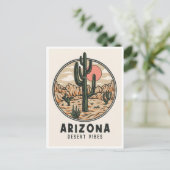  staat Arizona Cactus woestijn vibes Amerika Briefkaart (Staand voorkant)