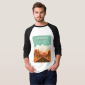 Staat Arizona Grand Canyon T-shirt (Voorkant volledig)
