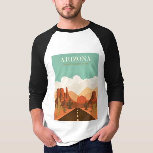 Staat Arizona Grand Canyon T-shirt (Voorkant)