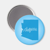 Staat Arizona Magnet (Voorkant / Achterkant)