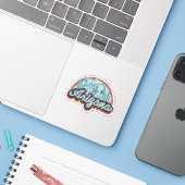 Staat Arizona Sticker (Laptop met iPhone)