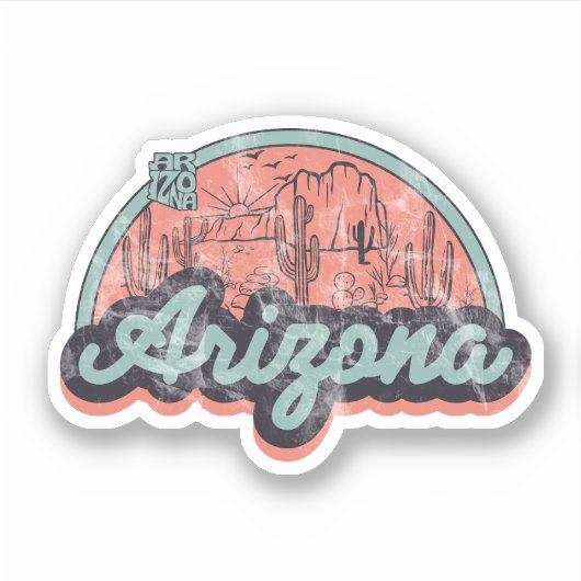Staat Arizona Sticker (Voorkant)