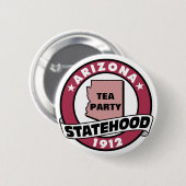 STAAT ARIZONA TEA PARTITY RONDE BUTTON 5,7 CM (Voorkant /achterkant)