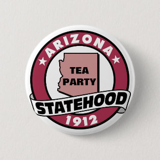 STAAT ARIZONA TEA PARTITY RONDE BUTTON 5,7 CM