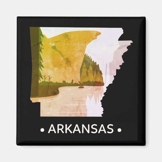 staat Arkansas Magnet (Voorkant)