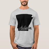 Staat Arkansas Shape T-shirt (Voorkant)