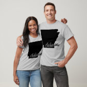 Staat Arkansas Shape T-shirt (Unisex)