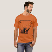 Staat Arkansas T-shirt (Voorkant volledig)